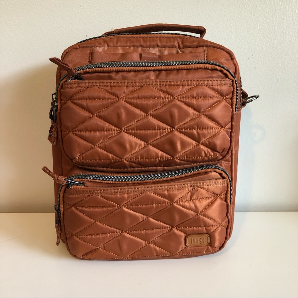 Lug Compass Crossbody Bag - Copper